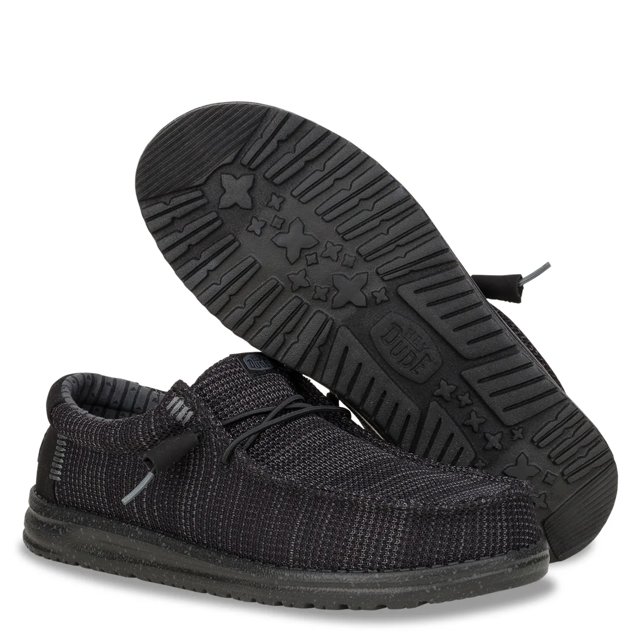 Hey Dude Men's Wally Sox Stretch Extra Wide Width Moc Toe Slip-On