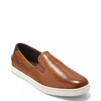 Men's Nantucket Slip-On Deck Shoe BRITISH TAB/IVORY LEATHER view