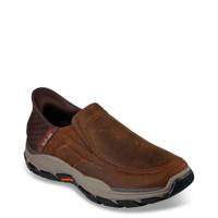 Men's Skechers Hands Free Slip-Ins Respected Elgin Extra Wide  BROWN LEATHER  view