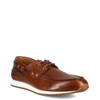 Men's Lido Boat Moccasin Shoe COGNAC LEATHER view