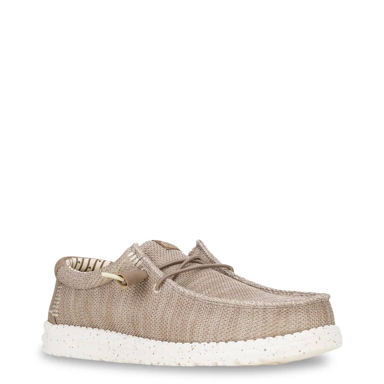 Hey Dude Men's Wally Stretch Sox Boat Shoe Wide