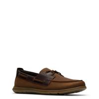 Men's Flexway 2Eye Wide Width Loafer BROWN NUBUCK view