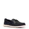Men's Flexway 2Eye Wide Width Loafer NAVY NUBUCK view