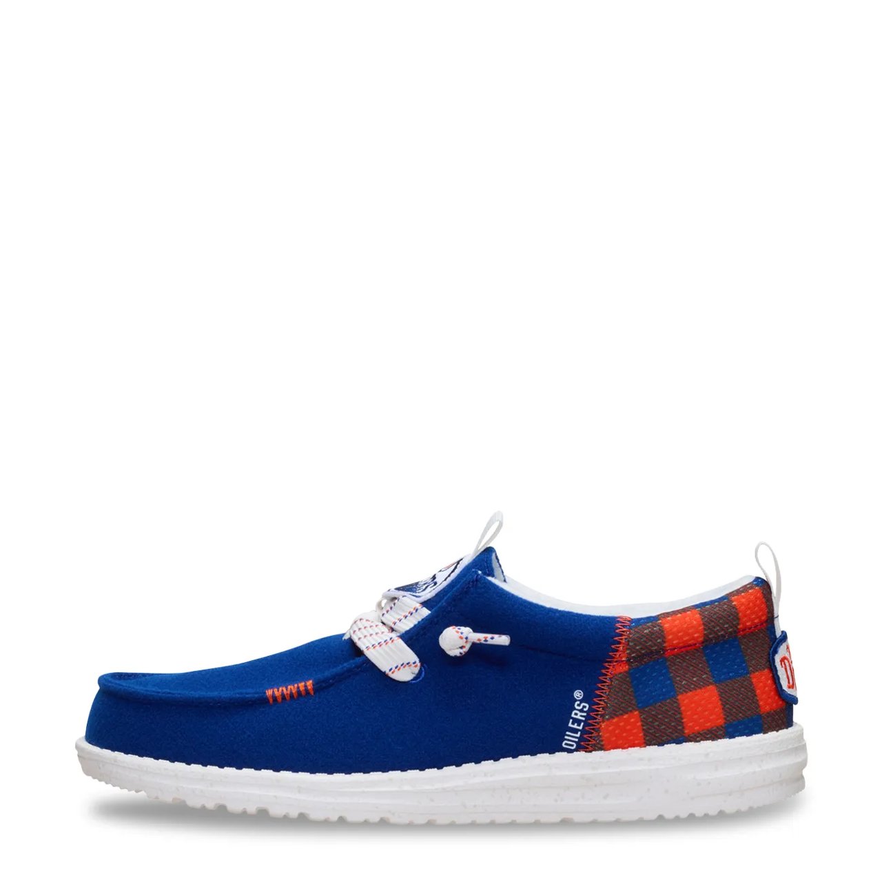 Men's x NHL Edmonton Oilers Plaid Slip-Ons