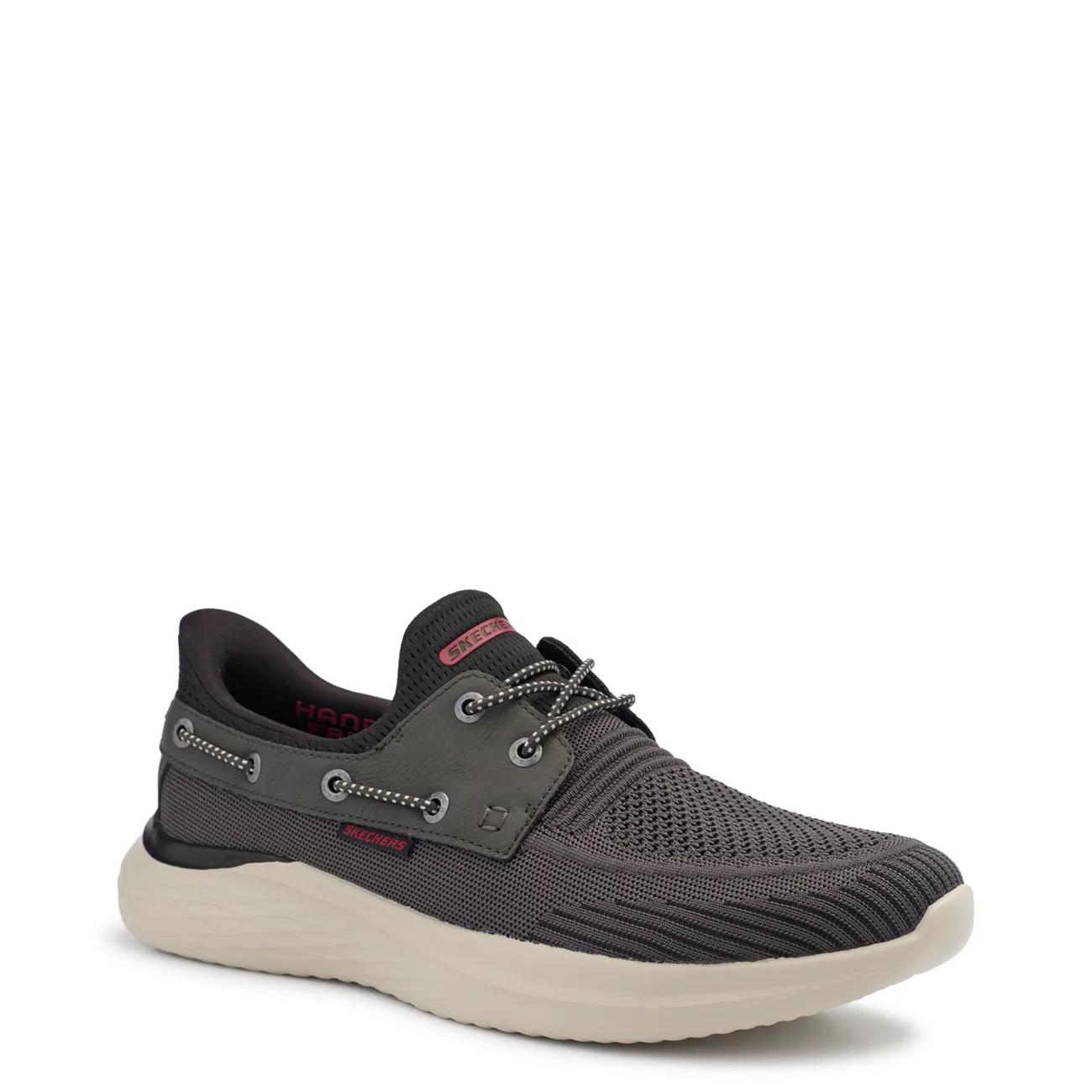 Men's Slip-ins Relaxed Fit Lawson Parasail Sneaker In Black from The Shoe Company