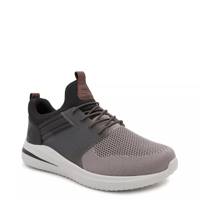 Men's Delson 3.0 Cicada Wide Width Slip-On Sneaker GREY/BLACK view