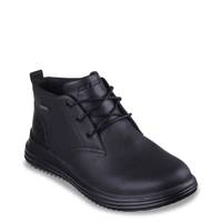 Men's Proven Conklin Waterproof Chukka Boot Black Leather view