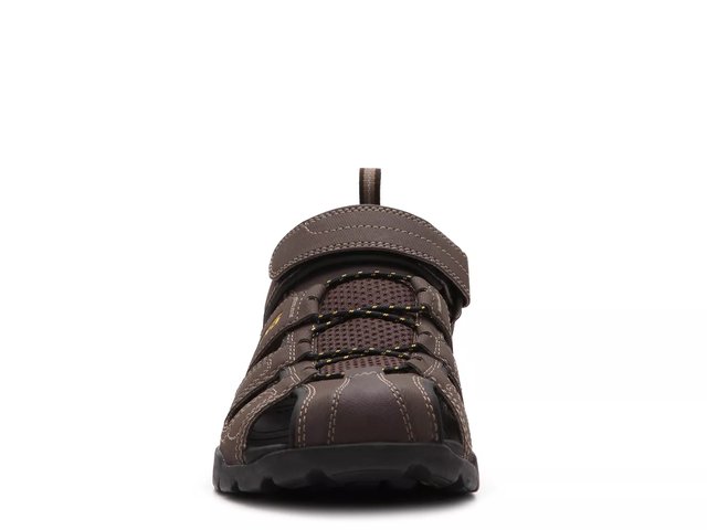 Teva Men\'s Brown Forebay Close Toe Breathe Shoc Pad Fisherman Sandal Size 10 s-l400.jpg main image 3