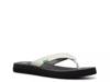 Yoga Mat Flip Flop White view