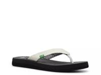 Yoga Mat Flip Flop White view