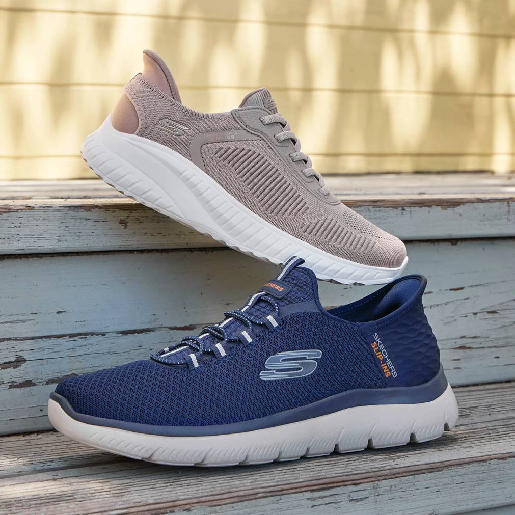 Click to shop Skechers Slip Ons