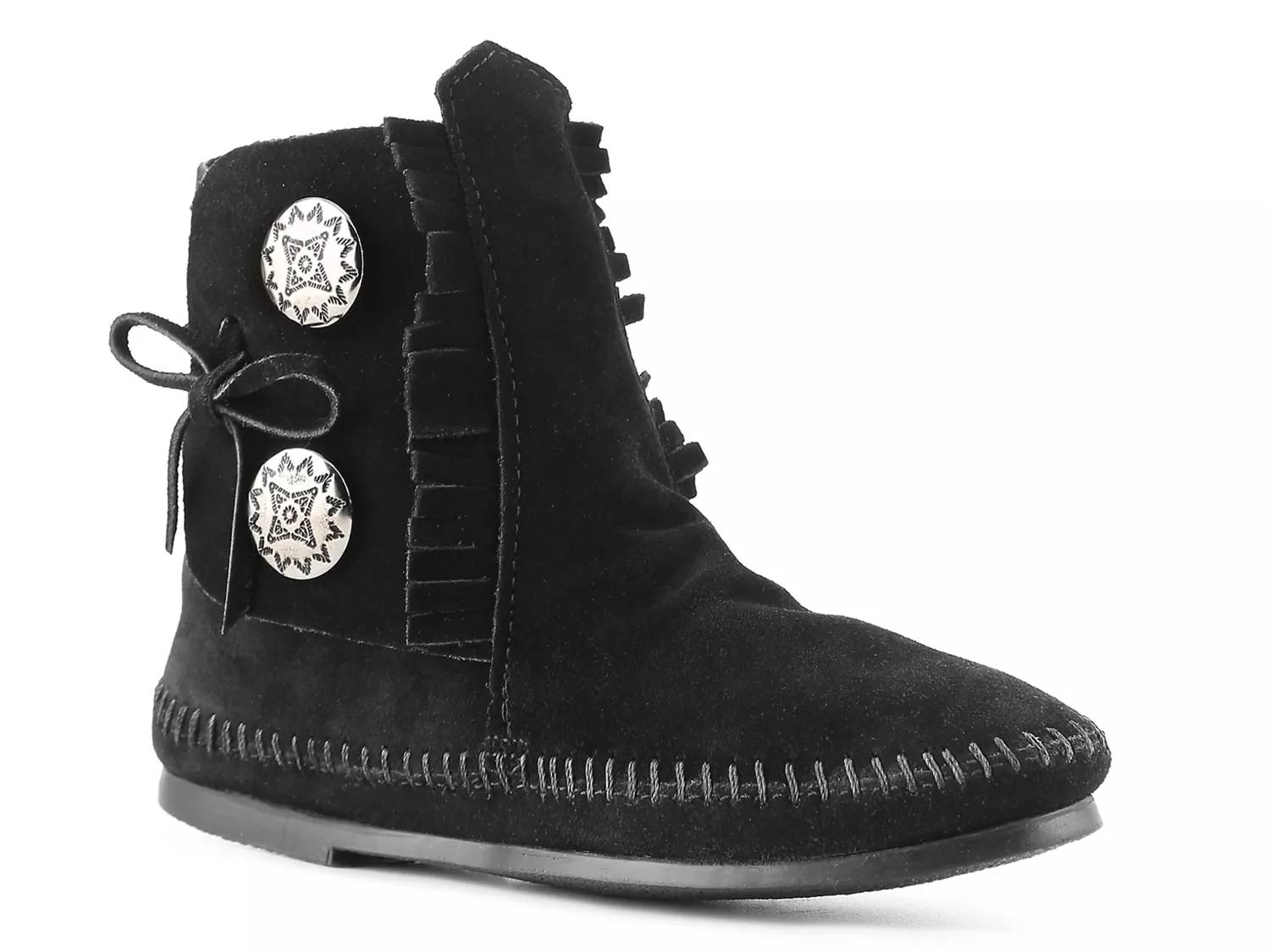 Two Button Western Bootie