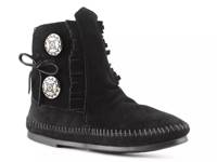 Two Button Western Bootie Black view