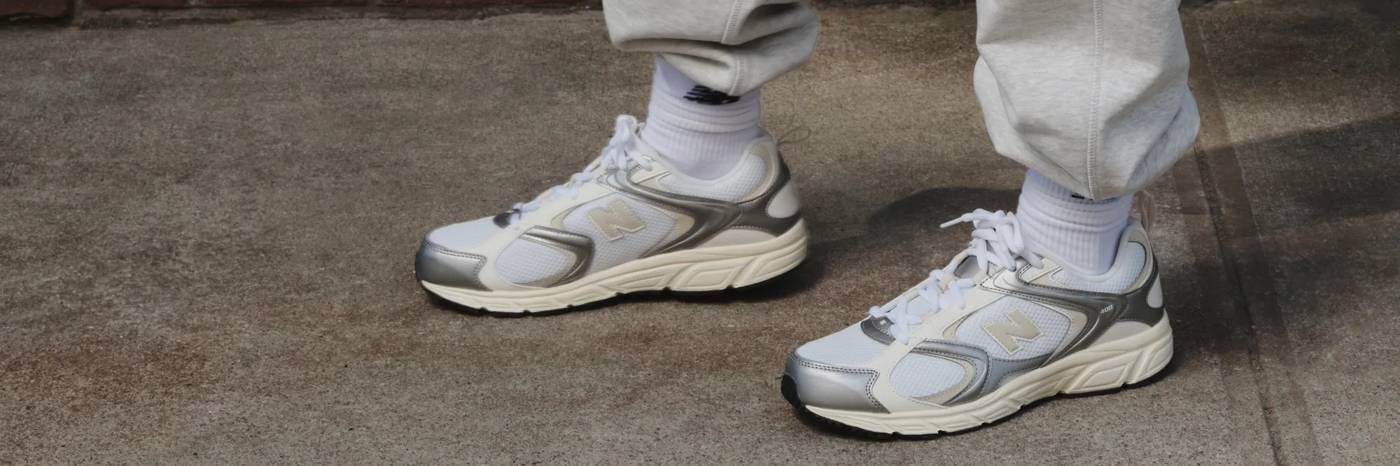 Click to shop retro sneakers from New Balance