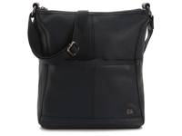 Iris Leather Crossbody Bag Navy view