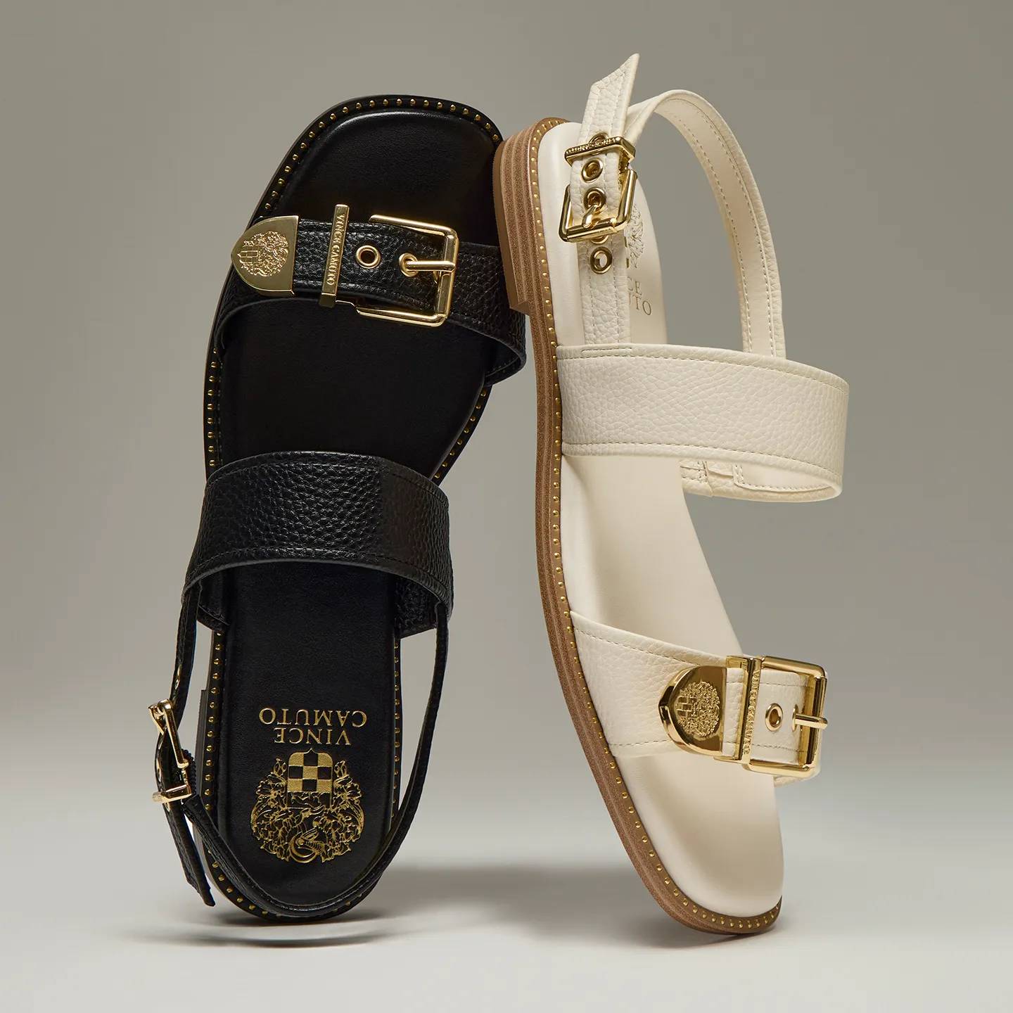 Click to shop Vince Camuto flat sandals.