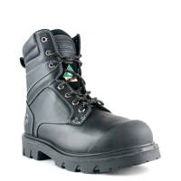 Men's Boomerang 12500 Extra Wide WIdth Work Boot BLACK LEATHER view