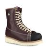 Unisex Ironworker Lined Rust Combat Boot RUST LEATHER view