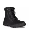 Men's Waterproof Lace-Up Ice Grip Clip Winter Boot BLACK view
