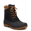 Men's Waterproof Mid Lace Winter Commuter Boot BLACK/TAN view