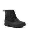 Men's Wolf Lace Up Waterproof Wide Width Winter Boot BLACK WIDE view