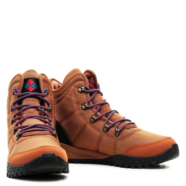 Bottes De Randonnée Columbia Fairbanks Omni Heat - Taille 8, Gris/orange, Occasion Parfait état