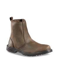 Men's Western Waterproof Winter Boot BROWN LEATHER  view