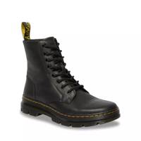 UK Sizing Unisex Combs Combat Boot Black view