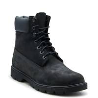 Men's Waterproof 6 Inch Lace Up Boot BLACK NUBUCK view