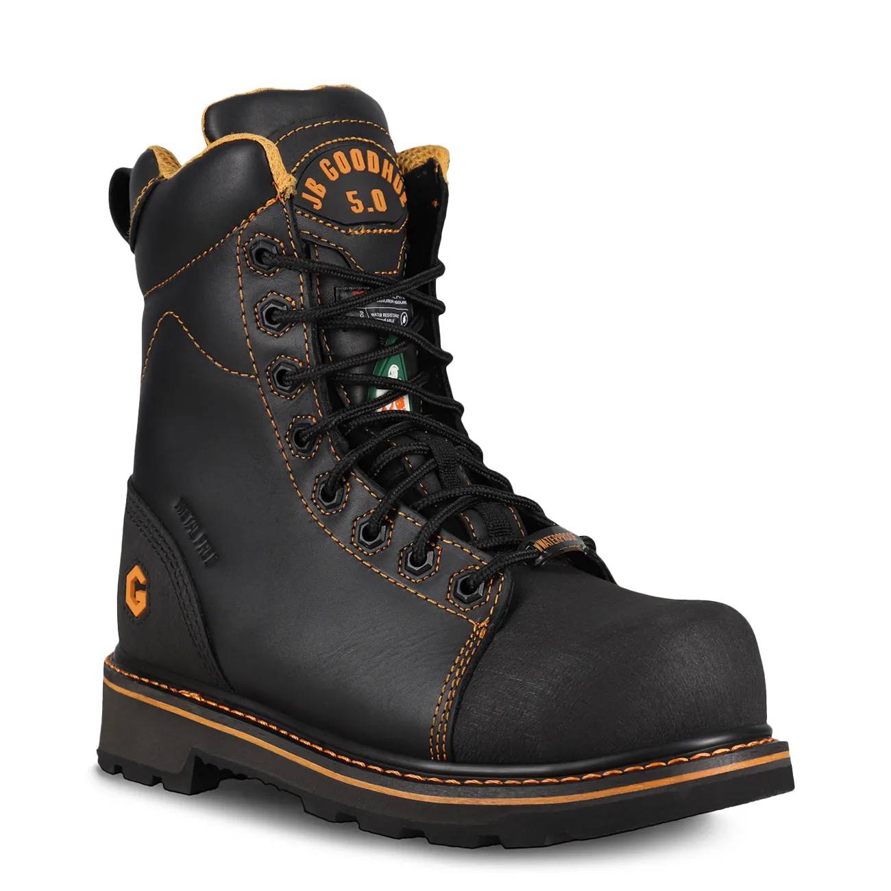 JB Goodhue Men's Tanker5 Wide Width Waterproof Boot