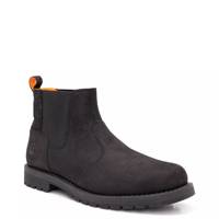 Men's Redwood Falls Waterproof Chelsea Boot BLACK FULL GRAIN view