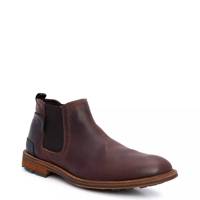 Justyn Chelsea Boot Dark Brown Leather view