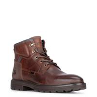 Men's Leather Lace Up Boot Brown Leather view