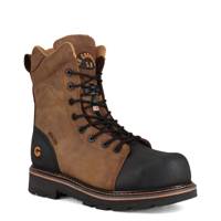 Men's Tanker5 Wide Width Waterproof Boot BROWN LEATHER EXTRA WIDE view