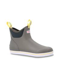 Men's 6 Ankle Deck Boot GREY/YELLOW WIDE view