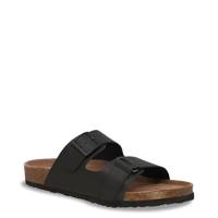 Mens' Justin Sandal Wide BLACK LEATHER view
