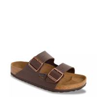 Men's Arizona Soft Footbed Slide Sandal Dark Brown Leather view