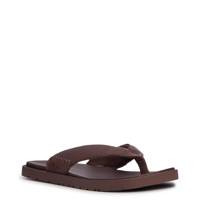 Men's Seaside II Flip Flop BROWN LEATHER  view