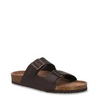 Mens' Justin Sandal Wide BROWN LEATHER  view