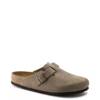Unisex Boston Soft Footbed Clog Taupe Suede view