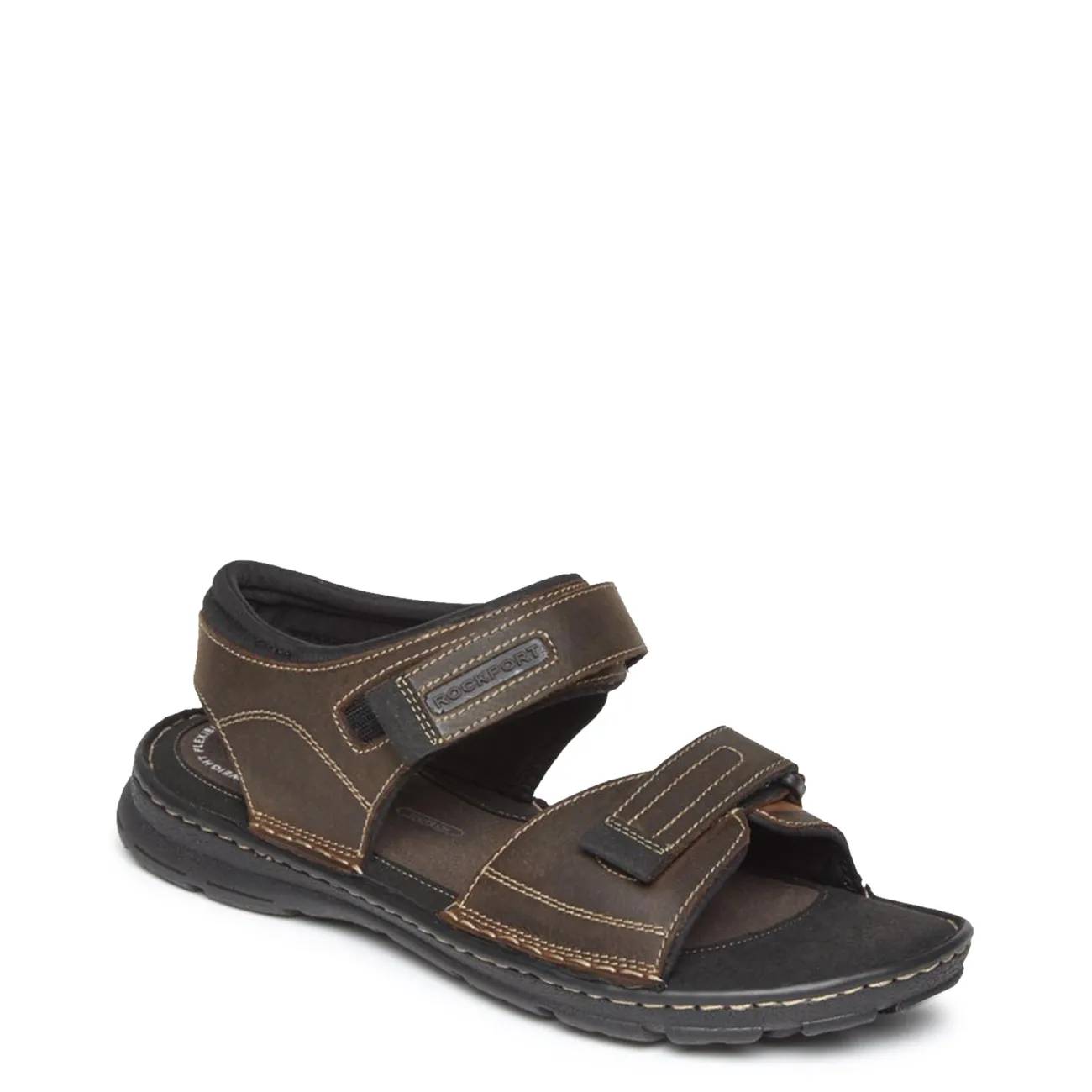 Rockport Men's Darwyn Quarter Strap Wide Width Sandal