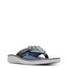 Men's Wesley Sun Flip Flop Sandal NAVY LEATHER view
