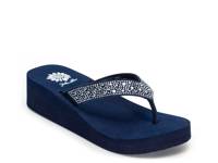 Africa Wedge Sandal Navy view