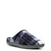Men's Plaid Hoodback Slipper NAVY BLUE view