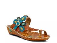 Santorini Wedge Sandal Cognac view