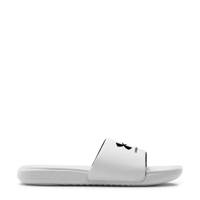 Men's Ansa Fixed Slide Sandal White/Black view