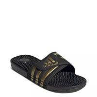 Men's Adissage Slide Sandal CORE BLACK/GOLD METALLIC/CORE BLACK view