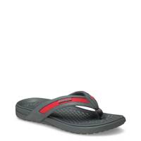 Unisex Yukon Sport Flip Flop Sandal SLATE GREY/RED view