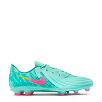 Men's Phantom GX II Club LV8 FG/MG Soccer Shoe GREEN GLOW/BLACK view
