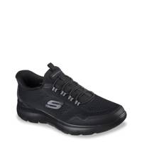 Men's Summit Hands Free Slip In Top Rate Sneaker BLACK view